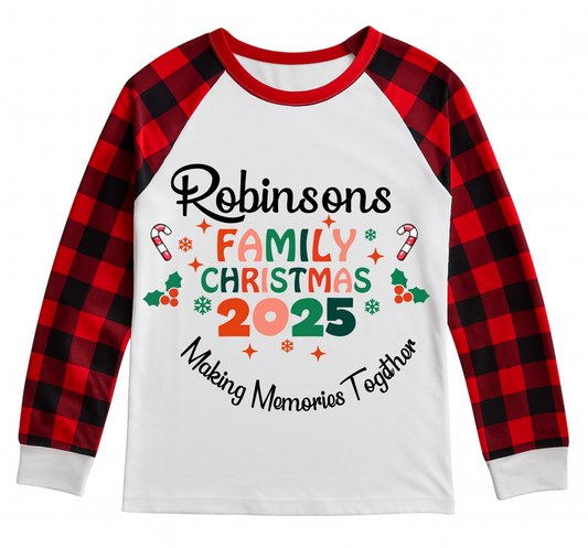 Custom Christmas Pajamas Family Set 14