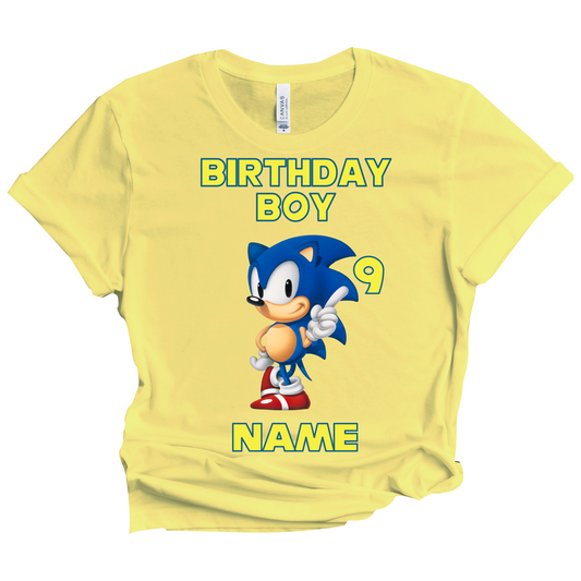 Sonic Birthday Custom T-shirt Matching All Family Set 2
