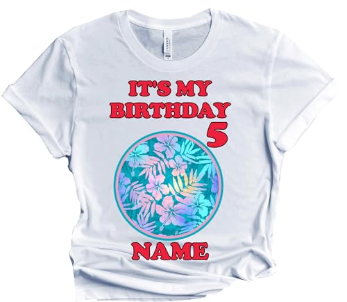 FELIZ CUMPLEAÑOS Birthday Kids Tshirt Boy Girl Tees Matching Family Customize Shirts Birthday Girl Party Gathering Custom Name Age Personalized Birthday Shirts All Family Baby Girl