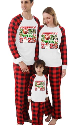 New Year 2026 Family Matching Pajamas Set 3