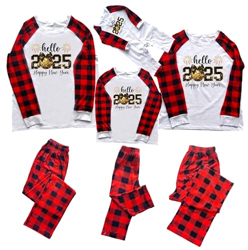New Year 2026 Family Matching Pajamas Set 2