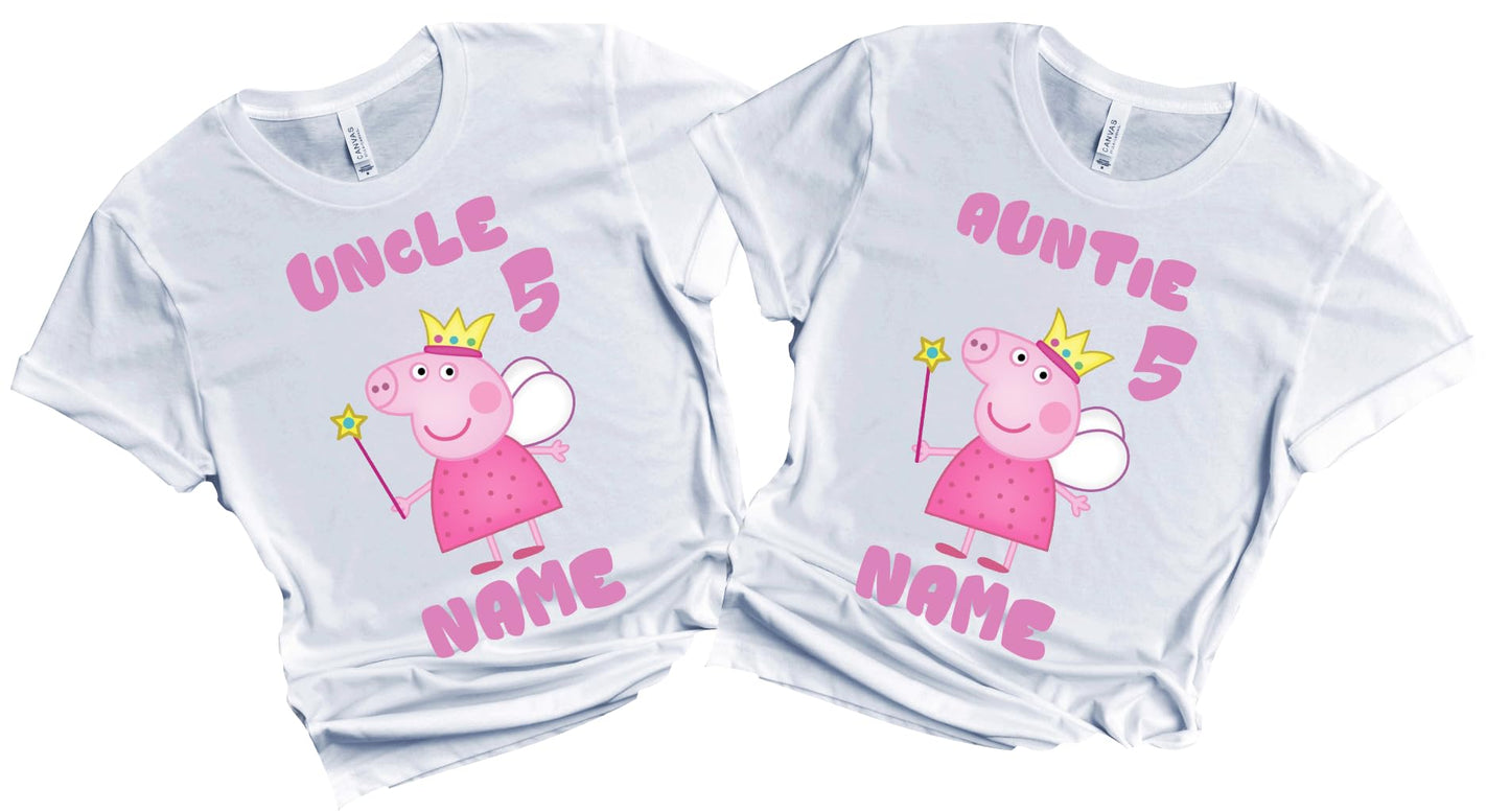 Birthday Kids Tshirt Boy Girl Tees Matching Family Customize Shirts Birthday Girl Party Gathering Custom Name Age Personalized Birthday Shirts All Family Baby Girl