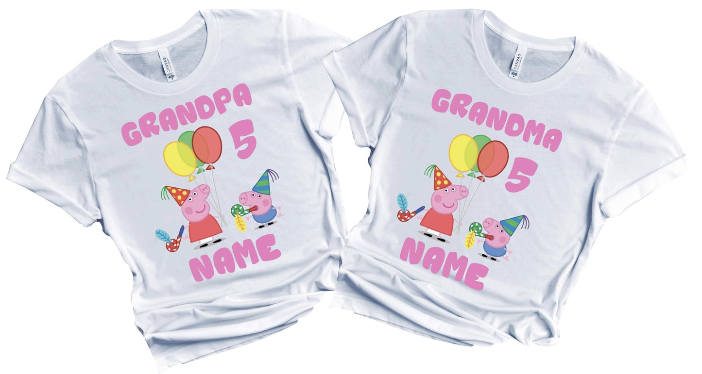 Birthday Kids Tshirt Boy Girl Tees Matching Family Customize Shirts Birthday Girl Party Gathering Custom Name Age Personalized Birthday Shirts All Family Baby Girl