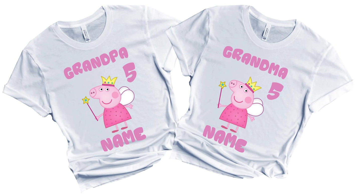 Birthday Kids Tshirt Boy Girl Tees Matching Family Customize Shirts Birthday Girl Party Gathering Custom Name Age Personalized Birthday Shirts All Family Baby Girl
