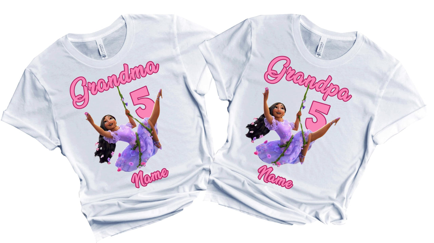 Encanto Birthday Shirt Girl Custom Family Matching Tees Princess Party