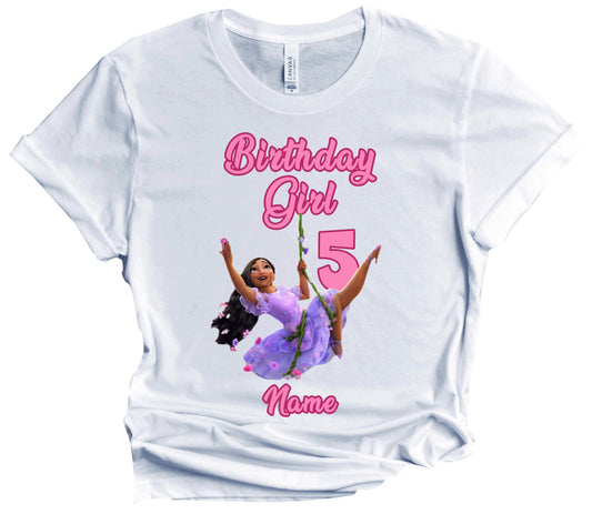 Encanto Birthday Shirt Girl Custom Family Matching Tees Princess Party
