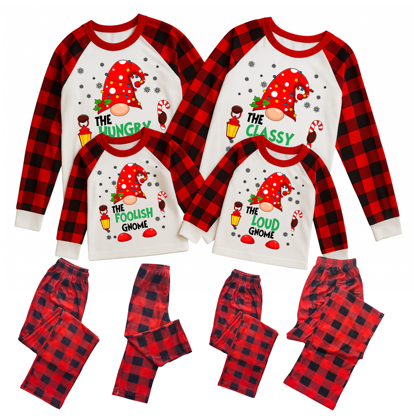 Custom Christmas Pajamas Family Set 1
