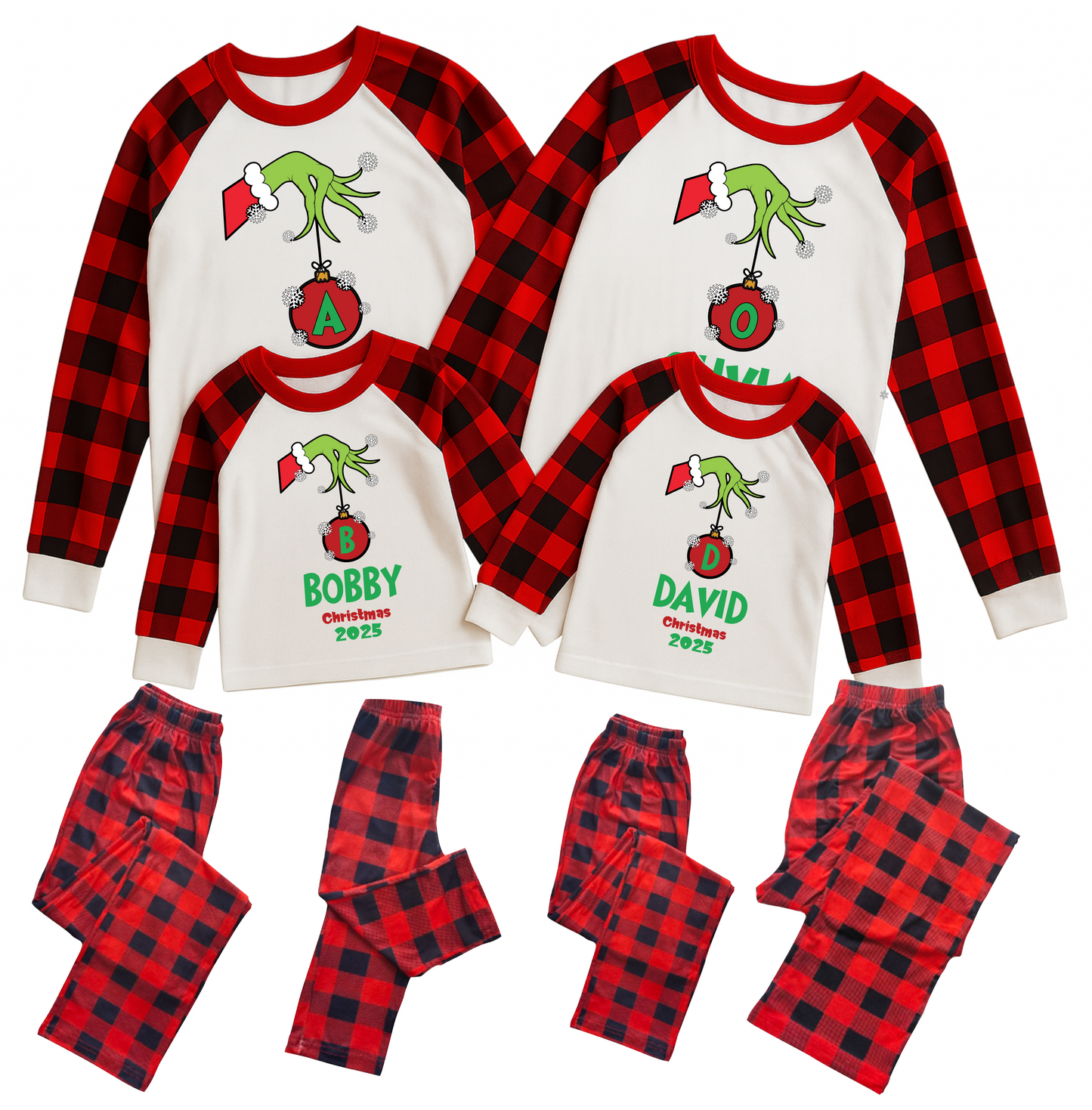 Custom Christmas Pajamas Family Set 20