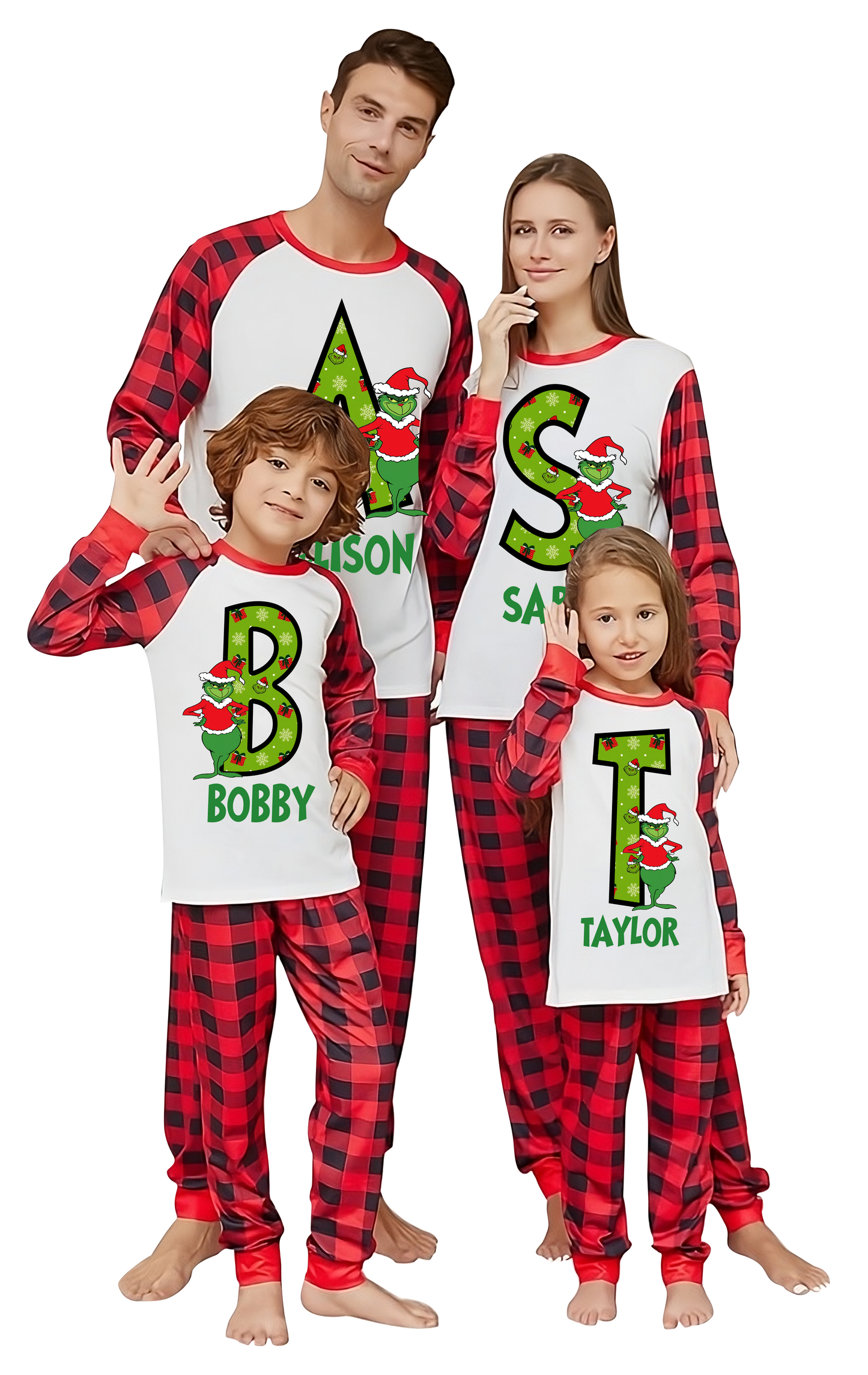 Custom Christmas Pajamas Family Set 21
