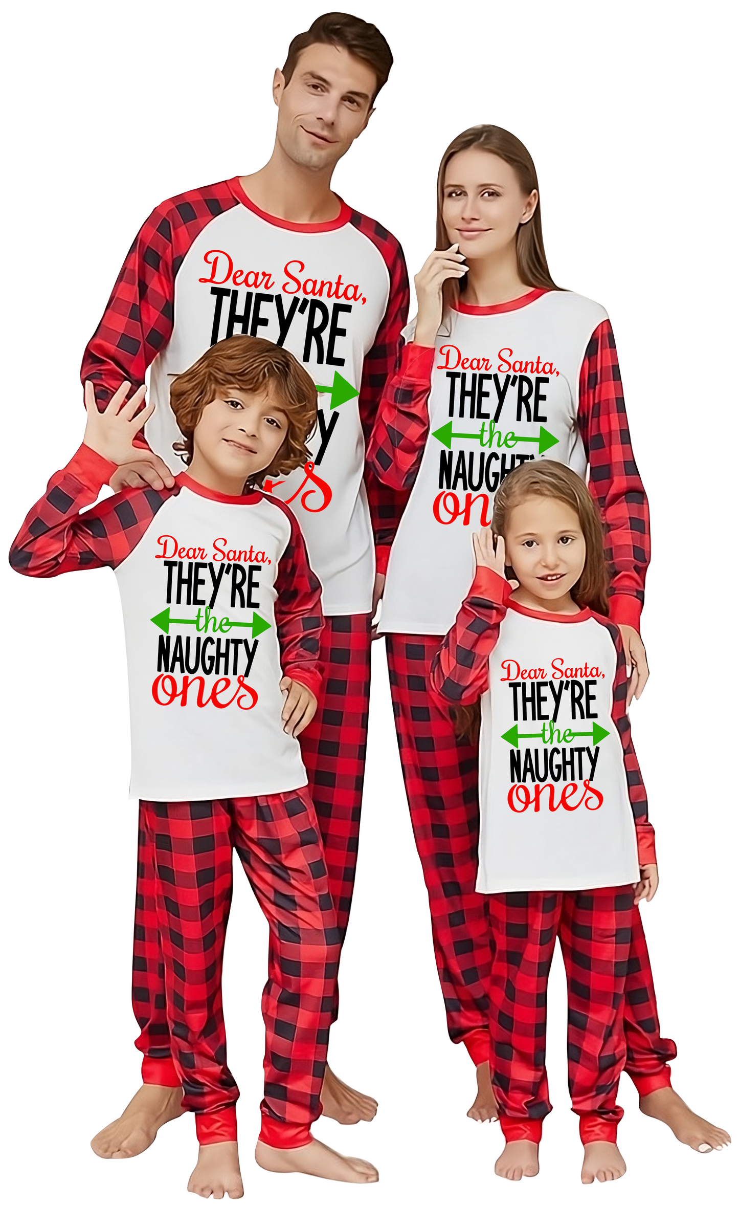 Custom Christmas Pajamas Family Set 2