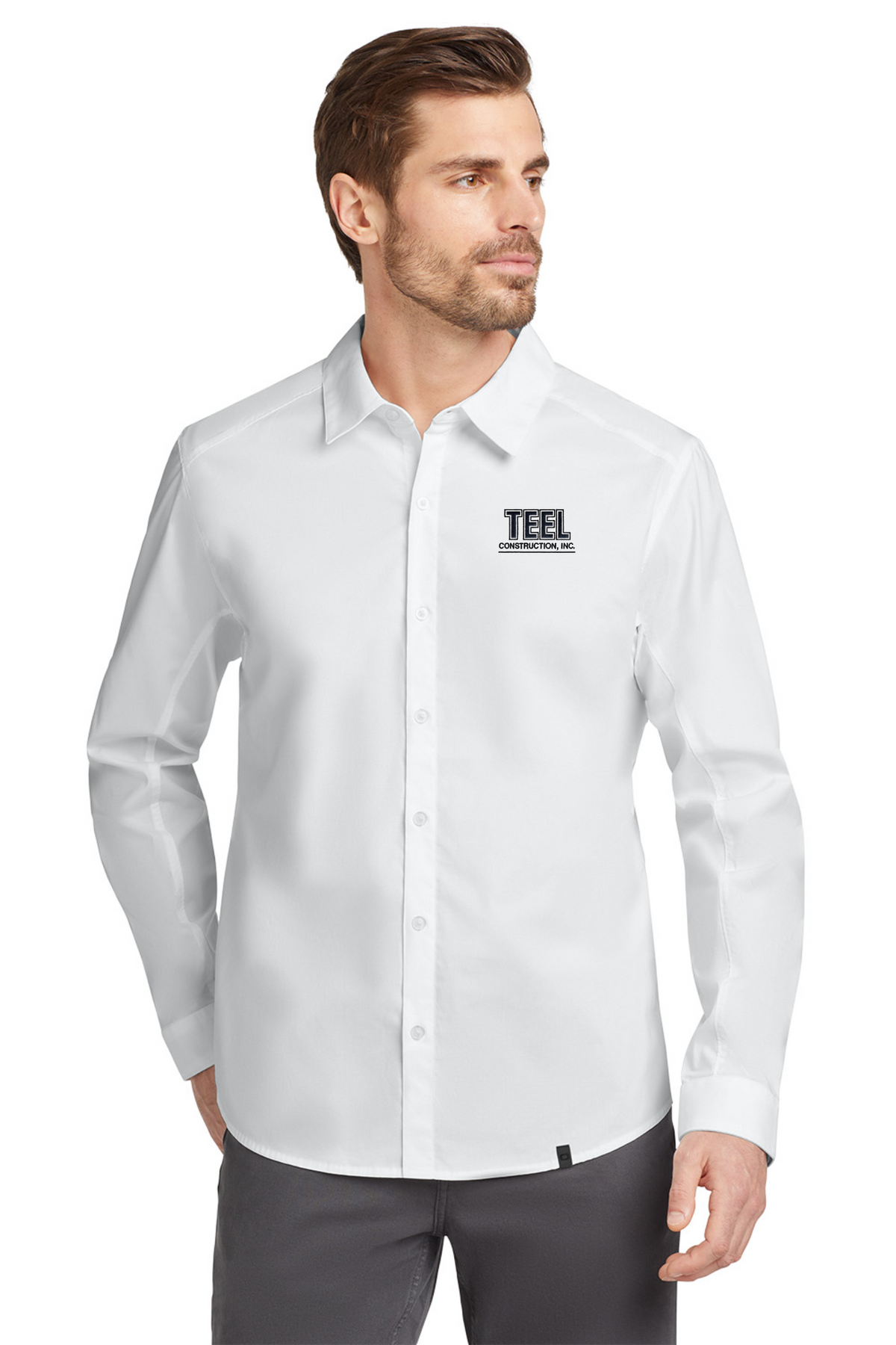 TEEL Embroidered OGIO Men’s Commuter Woven Shirt