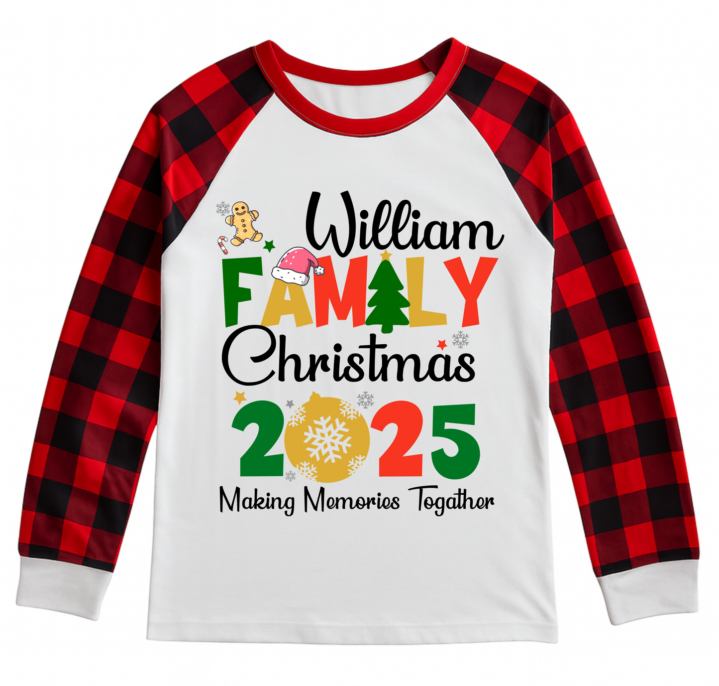 Custom Christmas Pajamas Family Set 6