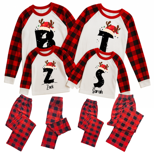 Custom Christmas Pajamas Family Set 7
