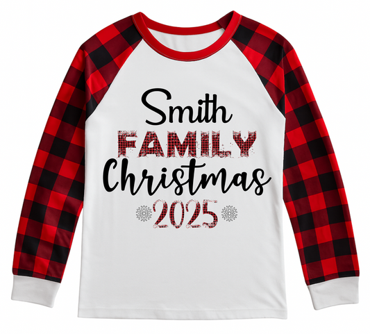 Custom Christmas Pajamas Family Set 11