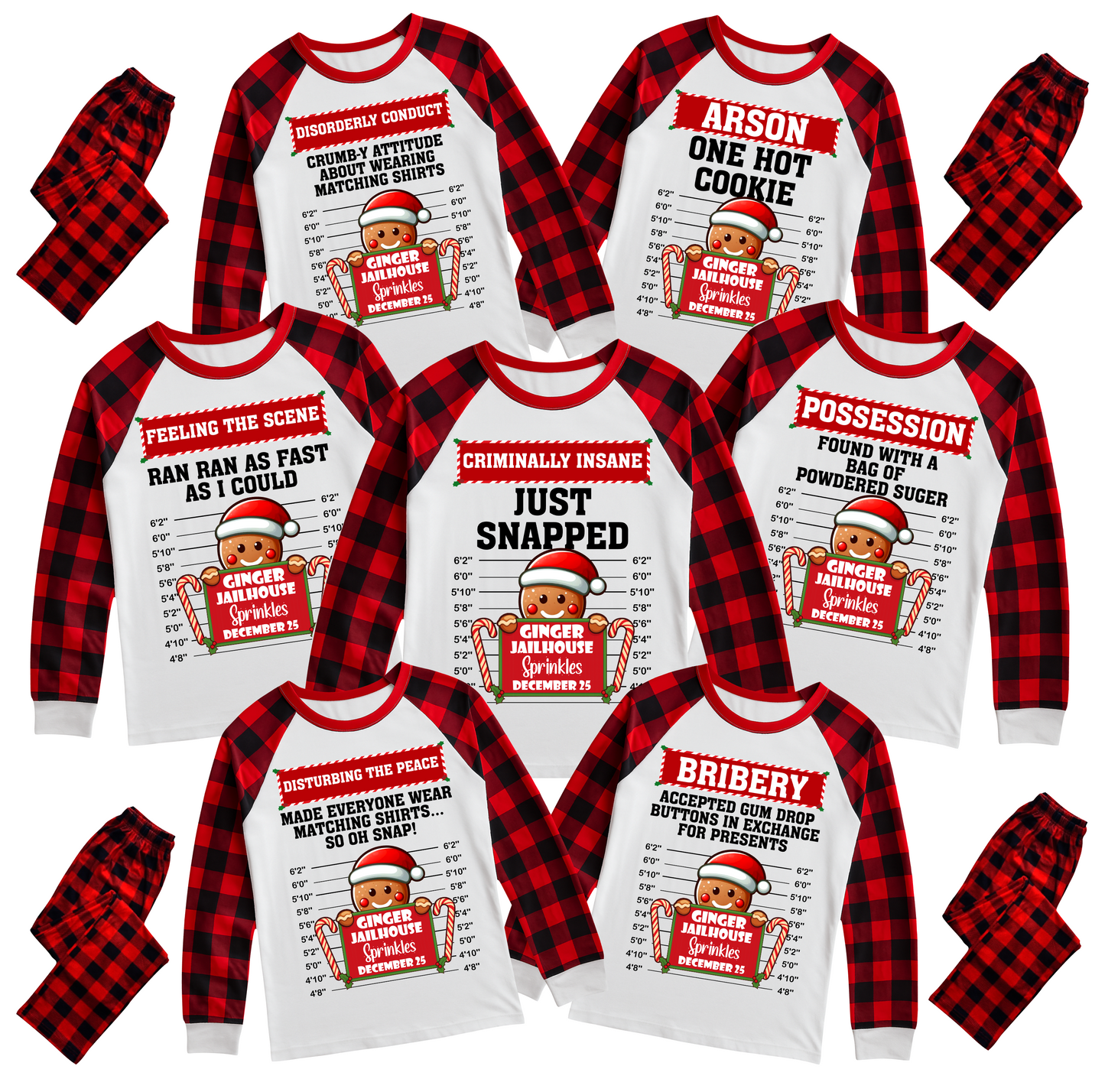 Custom Christmas Pajamas Family Set 19