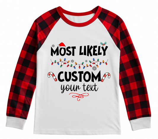 Custom Christmas Pajamas Family Set 5