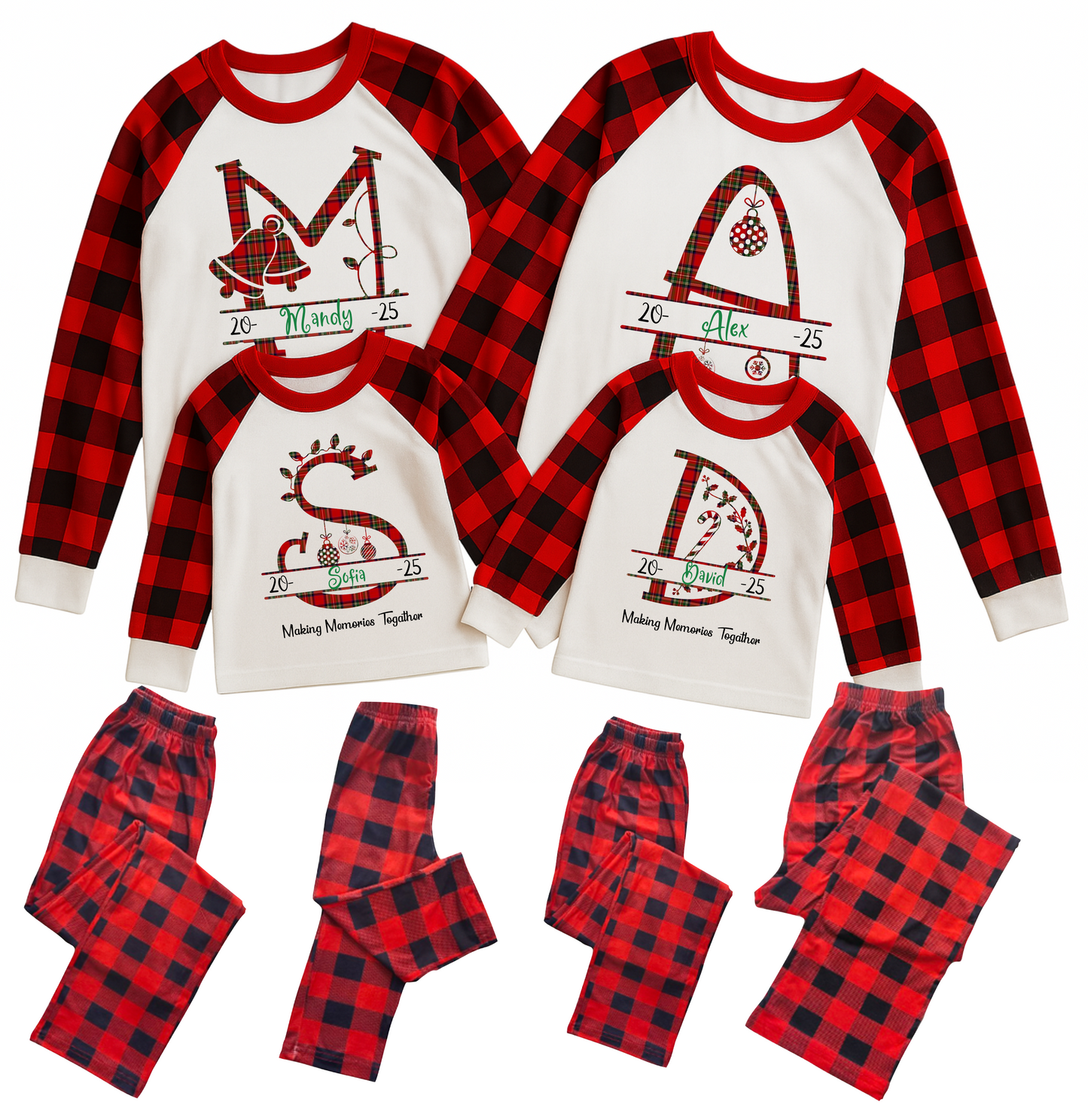 Custom Christmas Pajamas Family Set 22