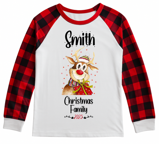 Custom Christmas Pajamas Family Set 4