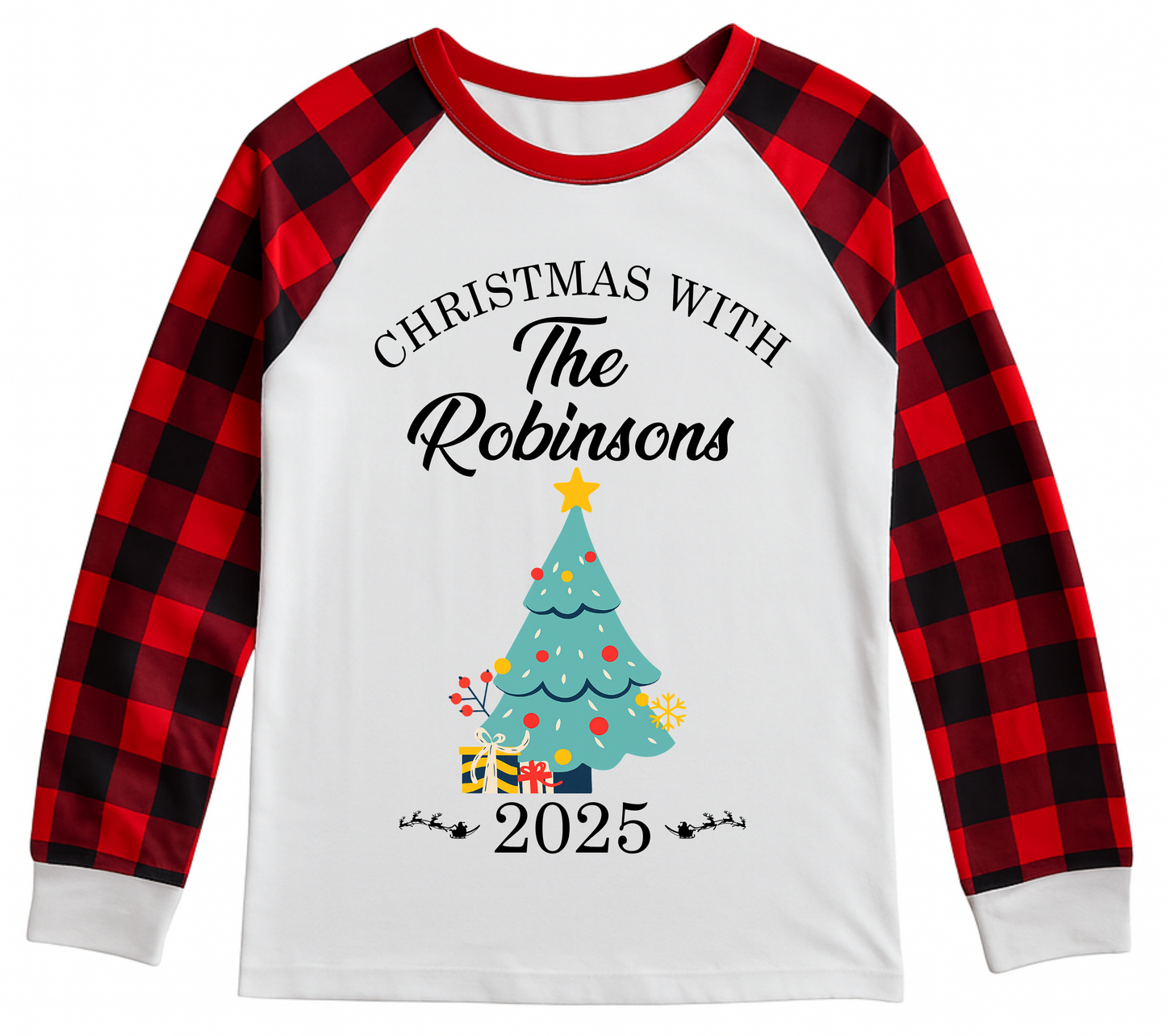 Custom Christmas Pajamas Family Set 23