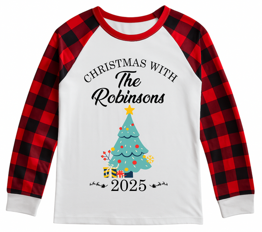 Custom Christmas Pajamas Family Set 23