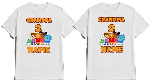 Tiger Birthday Shirt Boy Girl Custom Tiger Kids Party Tees Personalized Family Matching T-shirt