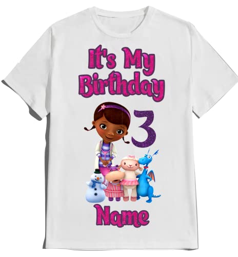 Birthday Girl Dr Shirt Custom Tees Family Matching Personalized Doc T-shirt Name Age