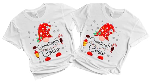 Christmas Matching Shirts For All The Family Custom Gift Holidays Christmas Eve White Tshirt All Sizes Kids And Adults Personalized Customize Name Shirt