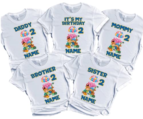 Pocoya Birthday Shirt Boy Girl Family Matching Custom Tees