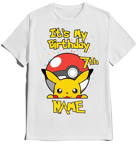 Birthday Boy Shirt Custom Name Age Birthday Girl Tee Personalized T-shirts Family Matching Tees Kids Party