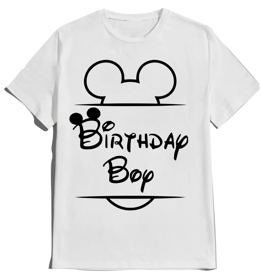 Birthday Boy Girl Friends Matching Mouse Family Tees Custom Shirts Party Squad