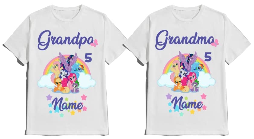 Birthday Girl Boy Shirt Pinky Tee Ponny Shirt Pie Tees Family Matching Pony Customize T-Shirts