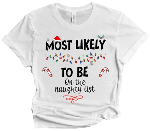 Christmas Matching Shirts For All The Family Custom Gift Holidays Christmas Eve White Tshirt All Sizes Kids And Adults Personalized Customize Name Shirt