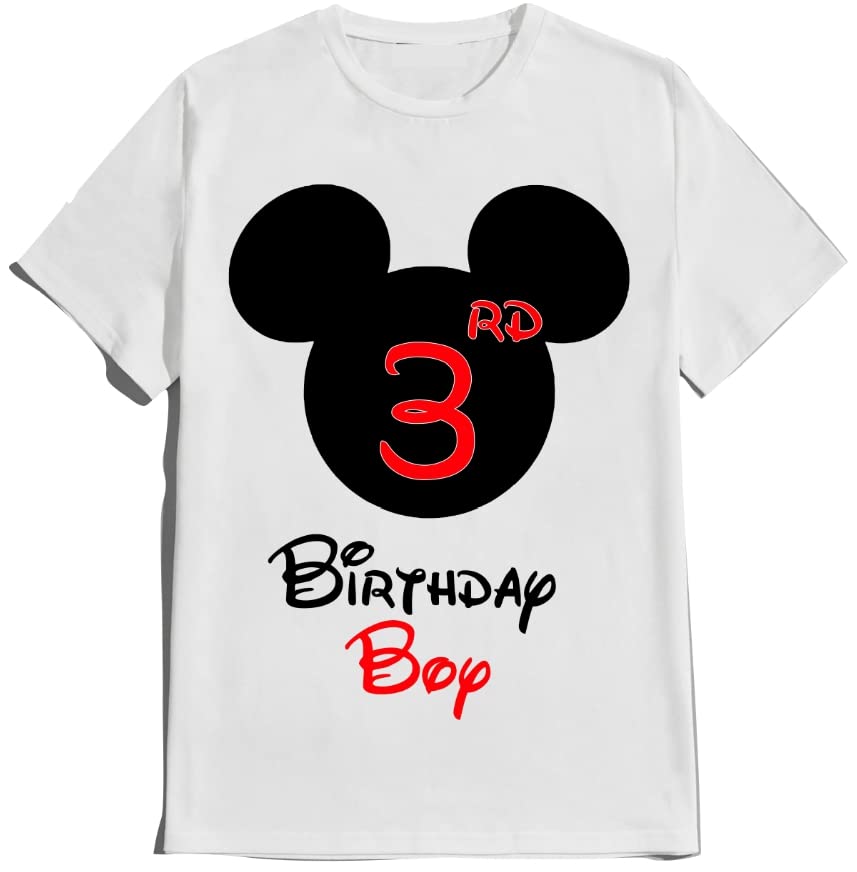 Birthday Shirt Boy Mouse Girl Tees Matching Family Custom