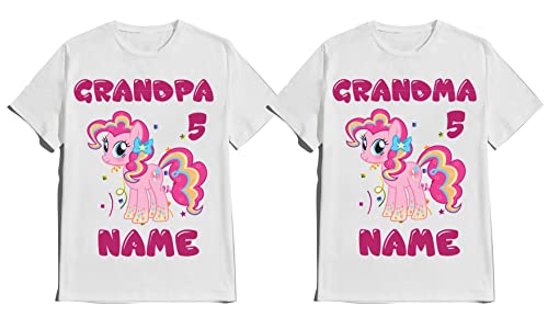 Birthday Girl Pinky Shirt Pie Customize Tees Family Matching Ponny T-Shirts