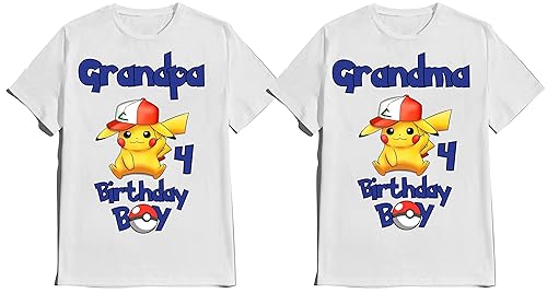 Birthday Kids Shirts Party Boy Tee Girl T-shirt Custom Matching Family T-shirts Personalized Name Age Kids Party