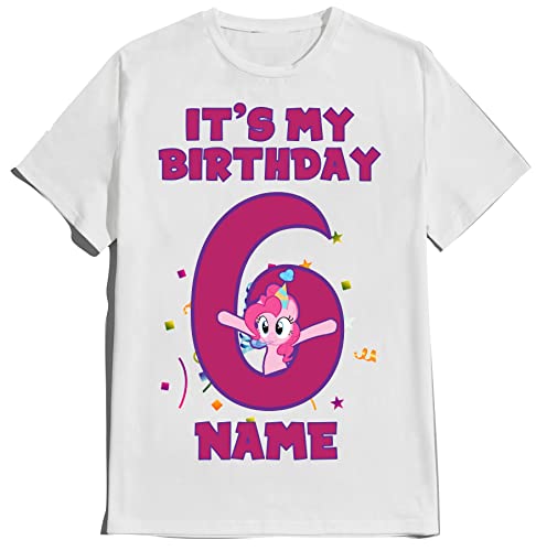 Birthday Girl Pinky Shirt Pie Customize Tees Ponny Family Matching T-Shirts