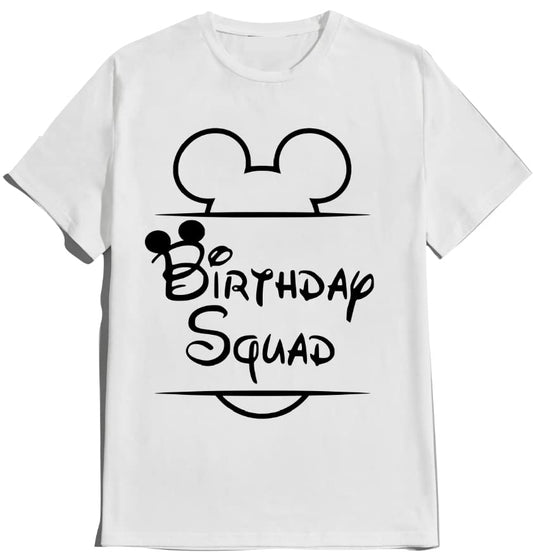 Birthday Boy Girl Friends Matching Mouse Family Tees Custom Shirts Party Squad