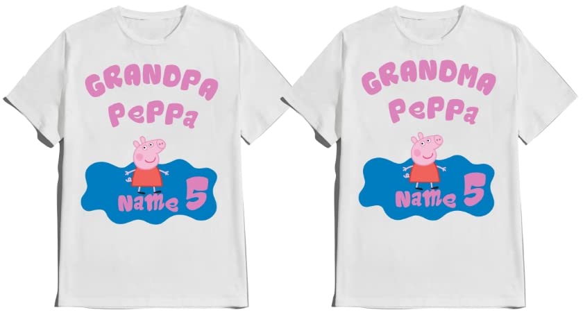 Birthday Girl Piggy Shirt Matching Pepa Family Custom Tees Birthday Boy
