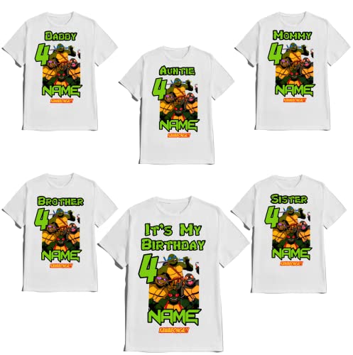 Birthday Shirt Birthday Boy Shirt Matching Family Custom T-shirts Kids Party
