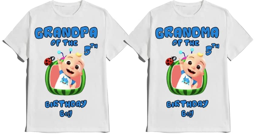 Birthday Shirt Melon Boy Girl Personalized with Name and Age Family Matching Shirts Kids party Custom