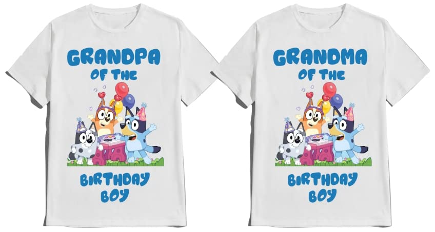 Blue Birthday Shirt Family Matching Custom Tees