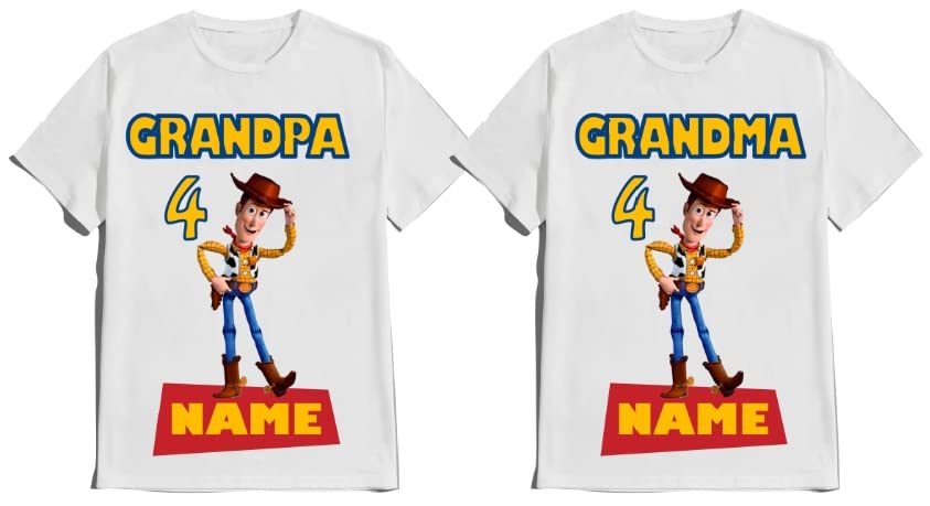 Birthday Boy Girl Custom Toy Family Matching Story Tees