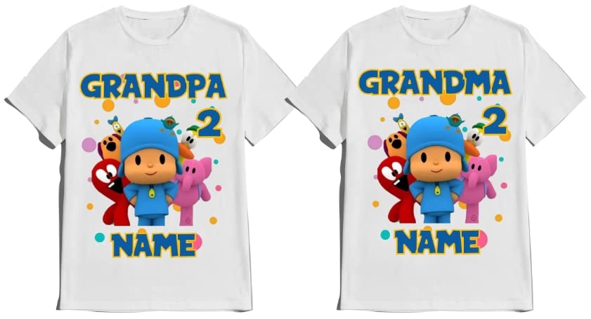 Pocoya Birthday Boy Shirt Girl Custom Family T-shirts Matching Tees