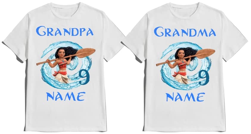 Moana Birthday Shirt Girl Family Matching Tees