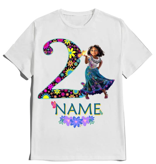 Encanto Birthday Shirt Girl Custom Family Matching Tees
