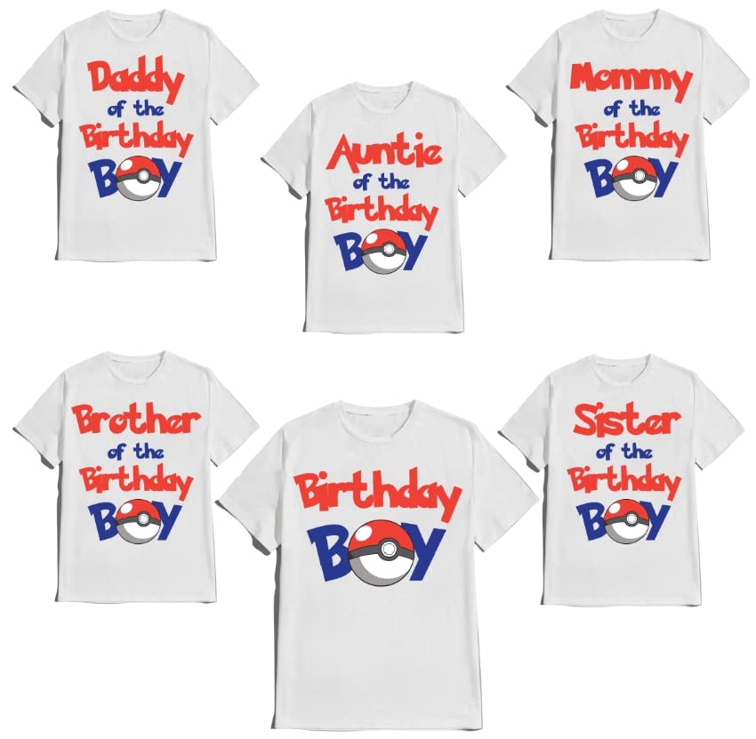Birthday Boy Shirt Matching Family Custom Tees
