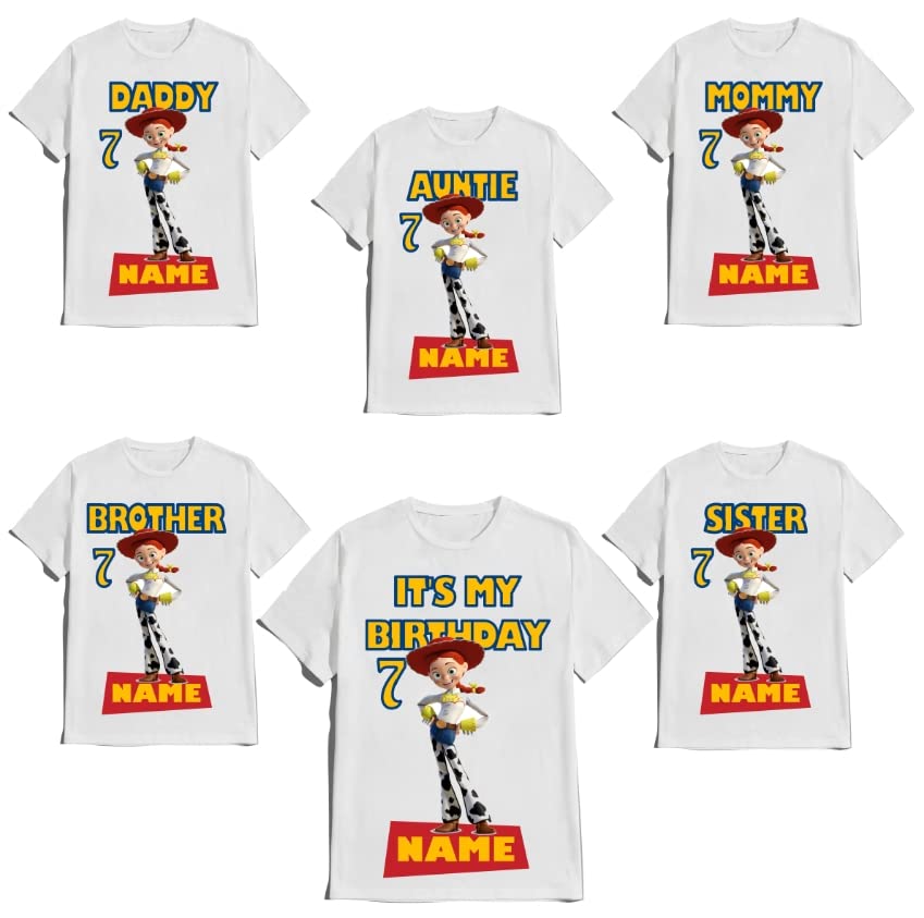 Custom Birthday Shirt Toy Family Matching Story T-shirts
