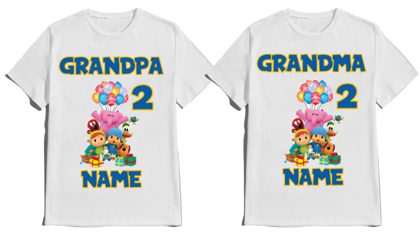 Pocoya Birthday Shirt Boy Girl Family Matching Custom Tees