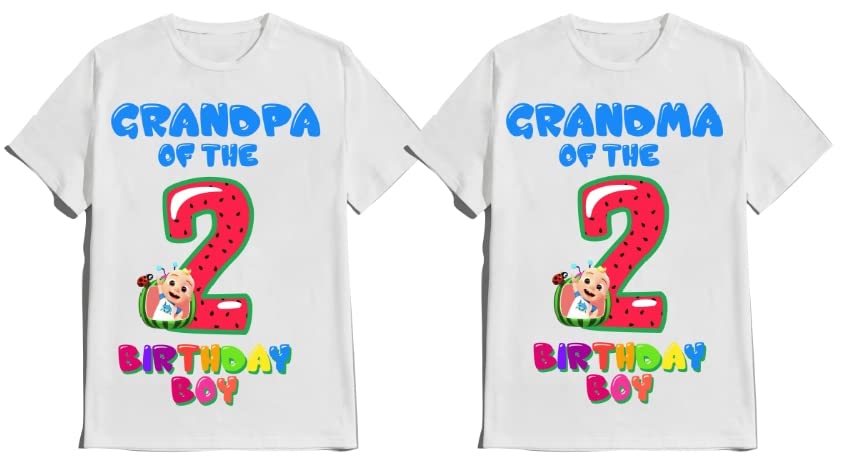 Birthday Shirt Melon Boy Girl T-shirt Family Matching Shirts Kids party Customize with Name and Age