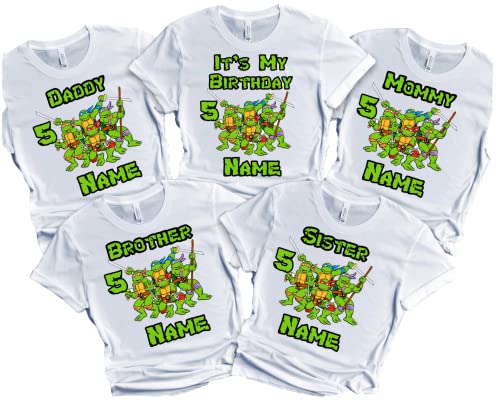 Birthday Shirt Birthday Boy Shirt Matching Family Custom T-shirts Kids Party Theme